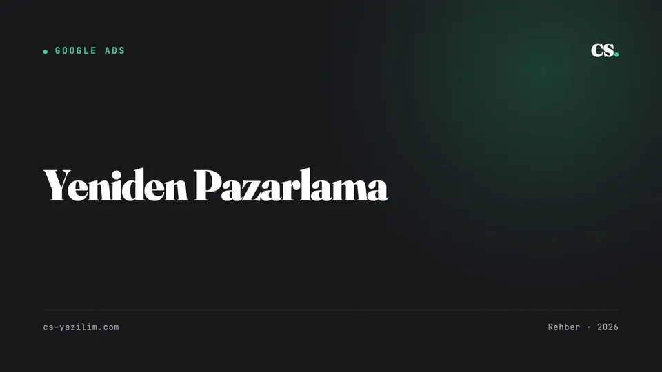 Yeniden Pazarlama: Siteyi Gezip Gideni Geri Çağırmak