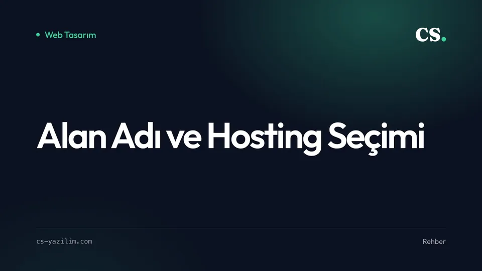 Alan Adı ve Hosting Seçimi: Nelere Dikkat Etmeli?